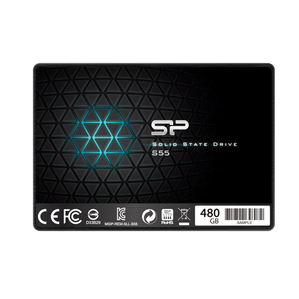 Poza cu Drive Silicon Power S55 SP480GBSS3S55S25 (480 GB, 2.5 Inch, SATA III)