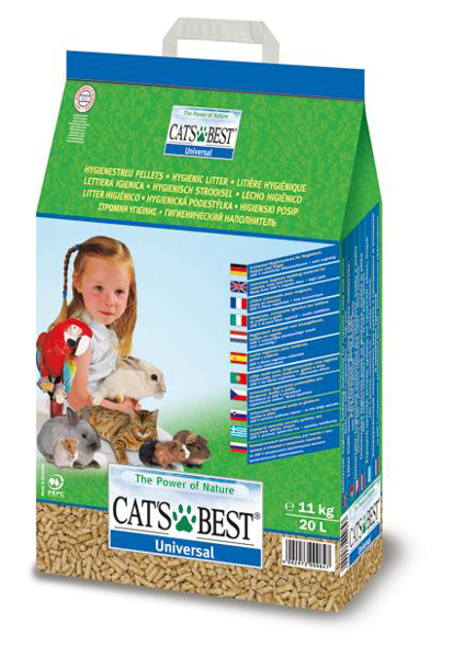Poza cu Asternut igienic pentru pisici si rozatoare Cat's Best Cats Best Universal (2kg)