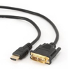 Poza cu Cablu GEMBIRD CC-HDMI-DVI-6 (HDMI M - DVI-D M 1,8m black color)
