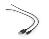 Poza cu Cablu GEMBIRD CC-USB2-AMLM-1M (USB 2.0 M - Lightning M 1m black color)