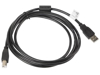 Poza cu Cablu Lanberg CA-USBA-11CC-0018-BK (USB 2.0 M - USB 2.0 type B M 1,8m black color)