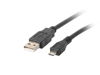 Poza cu Cablu Lanberg CA-USBM-10CC-0018-BK (USB 2.0 M - Micro USB M 1,8m black color)