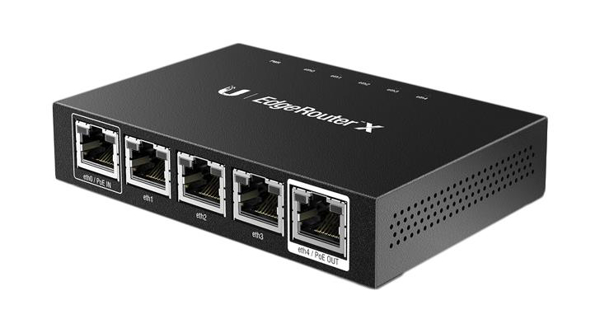 Poza cu Router UBIQUITI ER-X (xDSL (Cablu connector LAN)