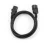 Poza cu Cablu GEMBIRD PC-189-VDE (C13 - C14 1,8m black color)