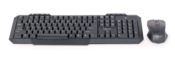 Poza cu Kit tastatura si mouse GEMBIRD KBS-WM-02 (USB 2.0, (US), black color, Optical)