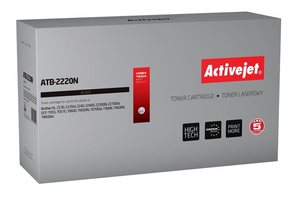 Poza cu Toner compatibil Activejet ATB-2220N (replacement Brother TN-2220/TN-2010 Supreme 2 600 pages black)