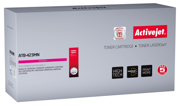 Poza cu Toner compatibil Activejet ATB-423MN (replacement Brother TN-423M Supreme 4 000 pages Magenta)