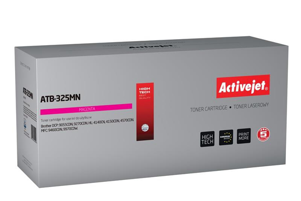 Poza cu Toner compatibil Activejet ATB-325MN (replacement Brother TN-325M Supreme 3 500 pages Magenta)