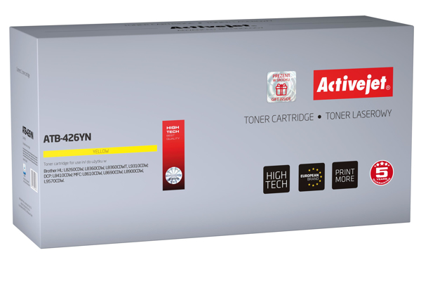 Poza cu Toner compatibil Activejet ATB-426YN (replacement Brother TN-426Y Supreme 6 500 pages yellow)
