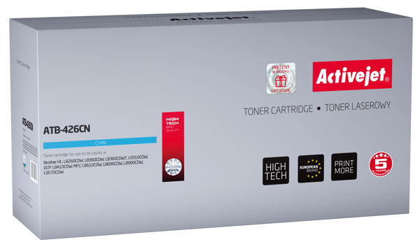 Poza cu Toner compatibil Activejet ATB-426CN (replacement Brother TN-426C Supreme 6 500 pages blue)