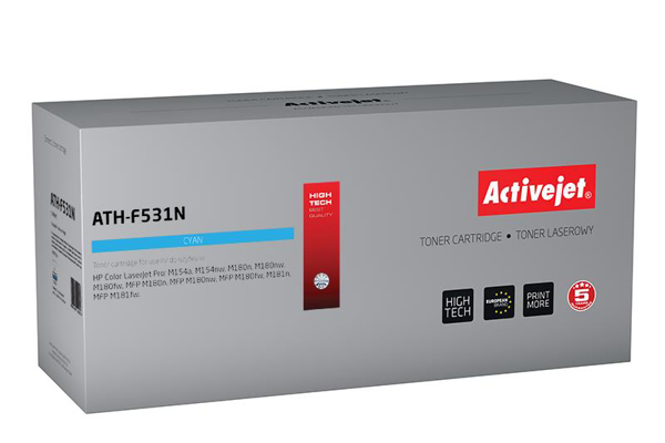 Poza cu Toner compatibil Activejet ATH-F531N (replacement HP 205A CF531A Supreme 900 pages blue)