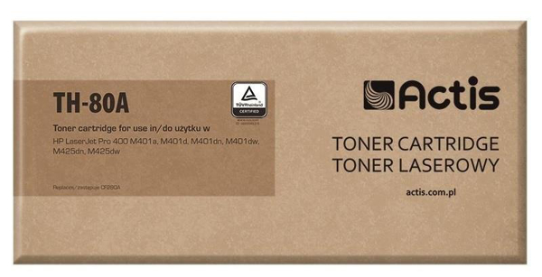 Poza cu Toner compatibil ACTIS TH-80A (replacement HP CF280A Standard 2 700 pages black)