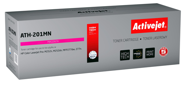 Poza cu Toner compatibil Activejet ATH-201MN (replacement HP 201A CF403A Supreme 1 400 pages Magenta)