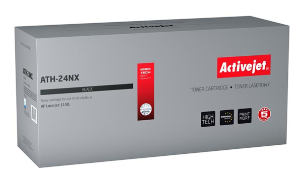 Poza cu Toner compatibil Activejet ATH-24NX (replacement HP 24X Q2624X Supreme 4 400 pages black)