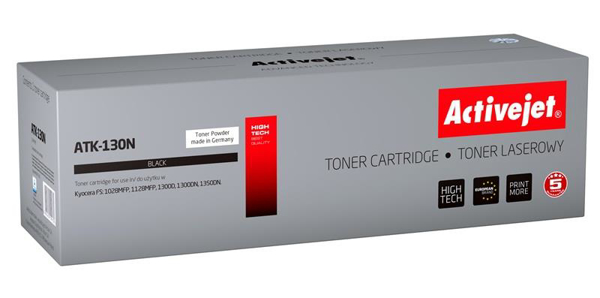 Poza cu Toner compatibil Activejet ATK-130N (replacement Kyocera TK-130 Supreme 7 200 pages black)