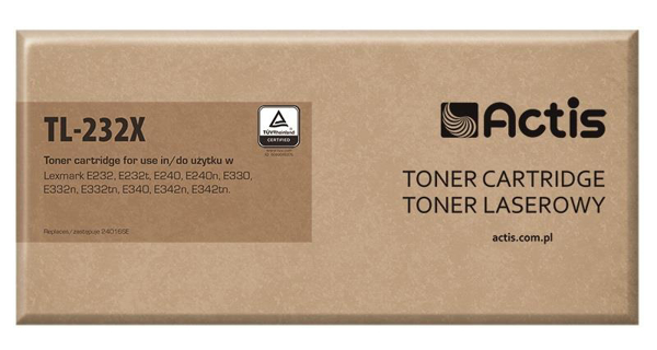Poza cu Toner compatibil ACTIS TL-232X (replacement Lexmark 24016SE/34016SE Standard 6 000 pages black)