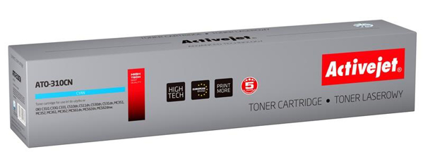 Poza cu Toner compatibil Activejet ATO-310CN (replacement OKI 44469706 Supreme 2 000 pages blue)