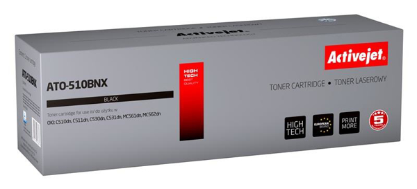 Poza cu Toner compatibil Activejet ATO-510BNX (replacement OKI 44973508 Supreme 7 000 pages black)