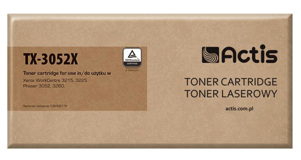 Poza cu Toner compatibil ACTIS TX-3052X (replacement Xerox 106R02778 Standard 3 000 pages black)