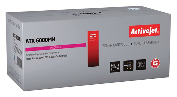Poza cu Toner compatibil Activejet ATX-6000MN (replacement Xerox 106R01632 Supreme 1000 pages Magenta)