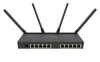 Poza cu Mikrotik RB4011iGS+5HacQ2HnD-IN wireless router Dual-band (2.4 GHz / 5 GHz) Gigabit Ethernet Black
