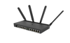 Poza cu Mikrotik RB4011iGS+5HacQ2HnD-IN wireless router Dual-band (2.4 GHz / 5 GHz) Gigabit Ethernet Black