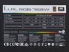 Poza cu Aerocool Lux RGB 750W Sursa de alimentare Black