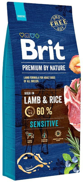 Poza cu Brit Premium By Nature Sensitive Lamb 15kg