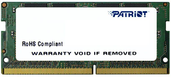 Poza cu Memorie SO-DIMM Patriot Memory Signature PSD48G240081S (DDR4 SO-DIMM 1 x 8 GB 2400 MHz 17)