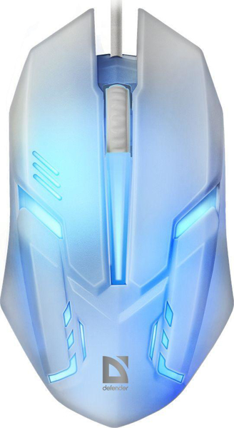 Poza cu MOUSE DEFENDER CYBER MB-560L WHITE 7-COLORS BACKLIGHT