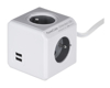 Poza cu Allocacoc PowerCube Extended USB E(FR), 3m Prelungitor compartimental 4 AC outlet(s)