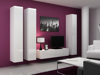 Poza cu Cama Living room cabinet set VIGO 14 white/white gloss