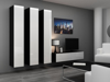 Poza cu Cama Living room cabinet set VIGO 14 black/white gloss
