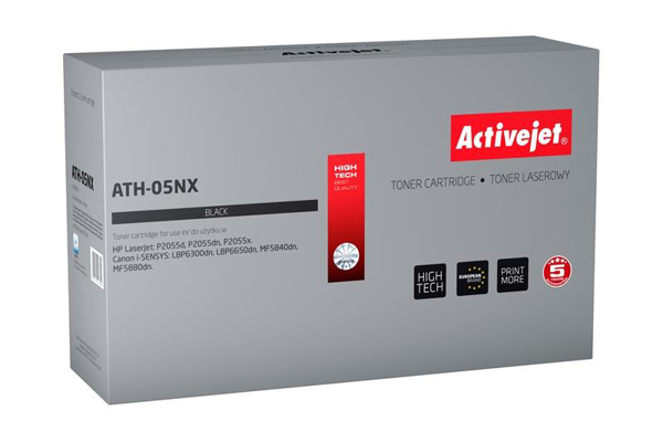 Poza cu Activejet ATH-05NX toner for HP CE505X. Canon CRG-719H