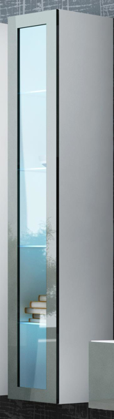 Poza cu Cama Glass-case VIGO '180' 180/40/30 white/grey gloss
