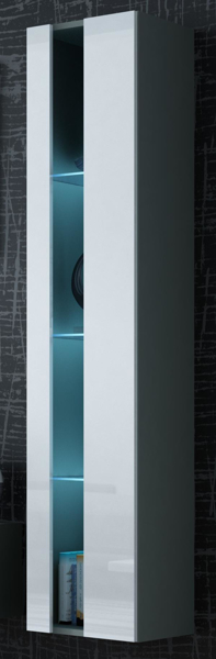 Poza cu Cama Shelf unit VIGO NEW 180/40/30 grey/white gloss