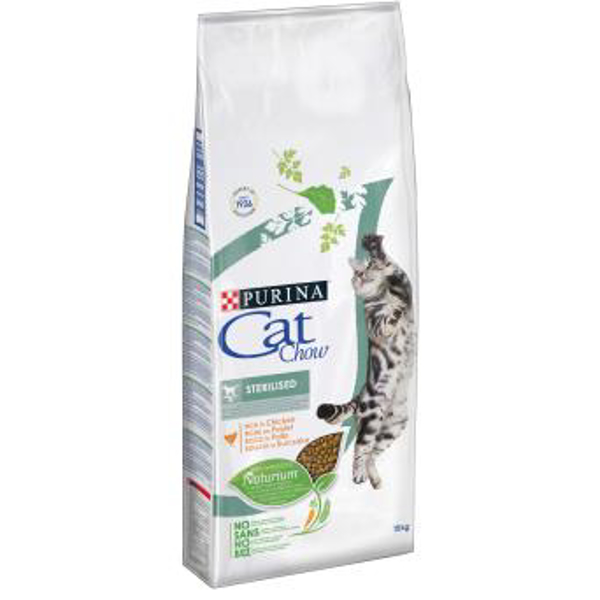 Poza cu Purina CAT CHOW STERILISED cats dry food 1.5 kg Adult Chicken