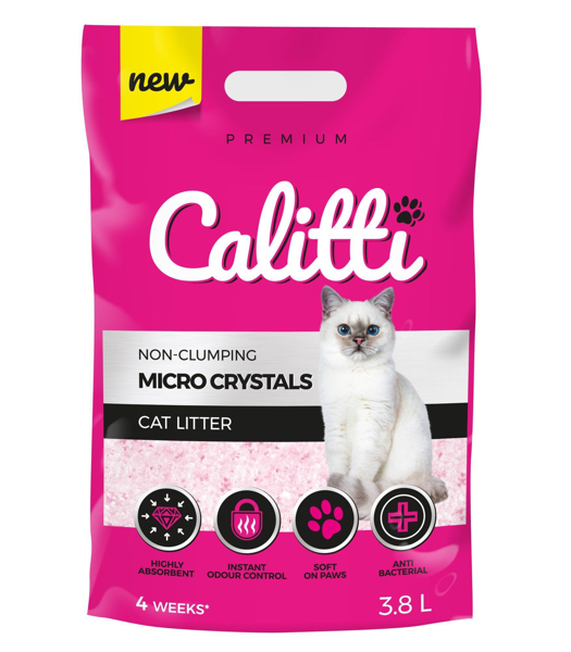 Poza cu Calitti Micro Crystals Silicone Cat Litter 3.8 l