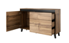 Poza cu Cama chest of drawers NORD wotan oak/antracite