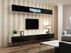 Poza cu Cama Living room cabinet set VIGO 12 white/black gloss