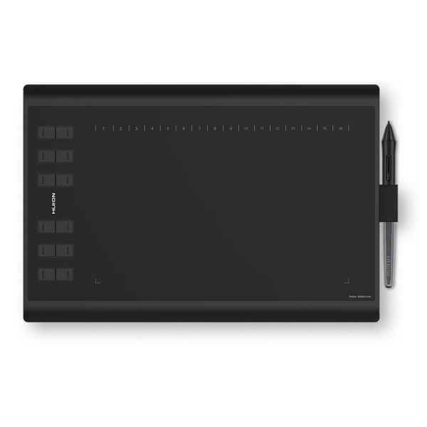 Poza cu HUION H1060P graphic tablet 5080 lpi 250 x 160 mm USB Black