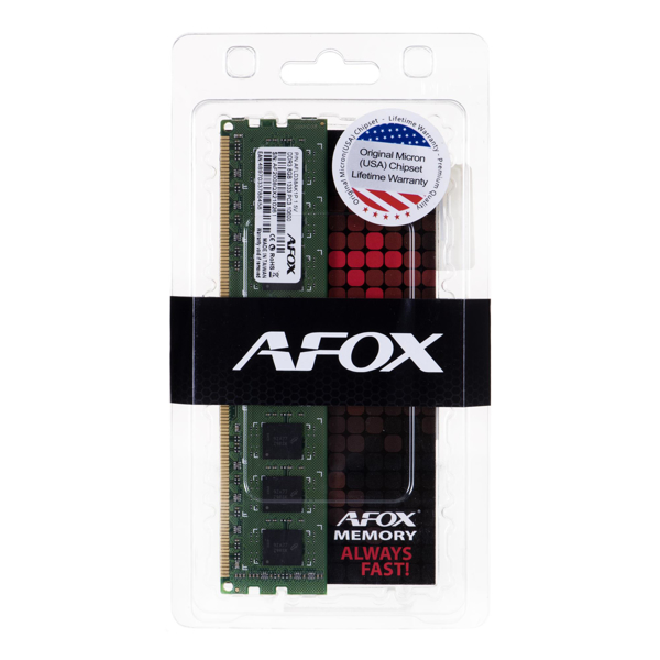 Poza cu AFOX DDR3 8G 1333 UDIMM memory module 8 GB 1333 MHz