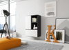 Poza cu Cama living room furniture set ROCO 17 (2xRO3 + 2xRO6) black/black/white