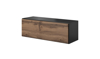 Poza cu Cama full storage cabinet ROCO RO1 112/37/39 antracite/wotan oak