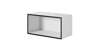 Poza cu Cama open storage cabinet ROCO RO4 75/37/37 white/black