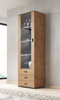 Poza cu Cama display cabinet SOHO S1 lefkas oak/black