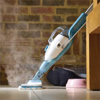 Poza cu Black & Decker 9IN1 Steam-mop Upright steam cleaner 0.5 L Turquoise,White 1300 W
