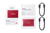 Poza cu Samsung Portable SSD T7 500 GB Red (MU-PC500R/WW)