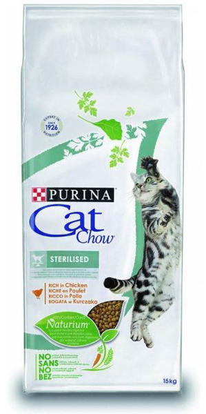 Poza cu Purina Cat Chow Sterilized cats dry food 15 kg Adult Chicken