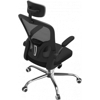 Poza cu Topeshop FOTEL DORY GRAY office/computer chair Padded seat Mesh backrest